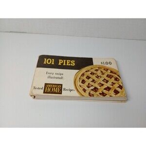 Vintage 1953 American Home 101 Pies Recipes Booklet